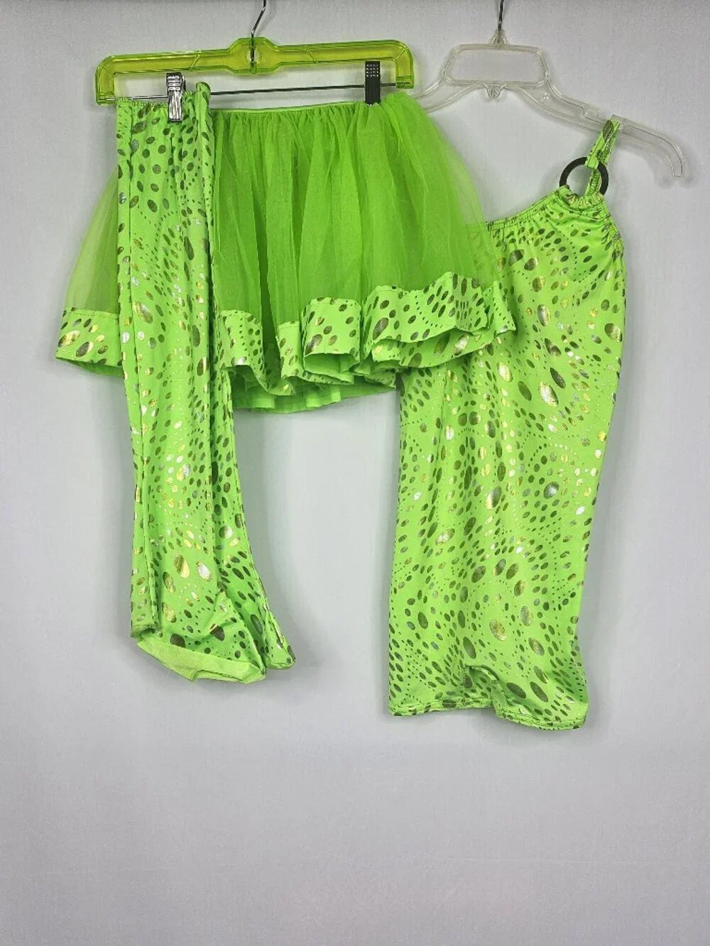 Costume Gallery | Girls Lime Green Dance Costume | Jazz Recital | Child M